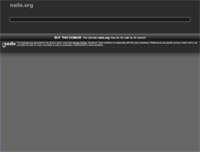 Tablet Screenshot of nails.org